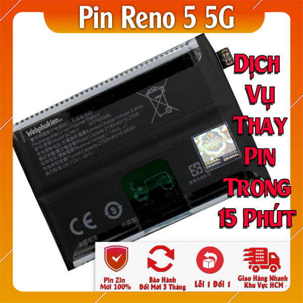 Pin Webphukien cho Oppo Reno 5 5G, Find X3 Lite, Reno 4 Pro Việt Nam BLP811 - 4250mAh